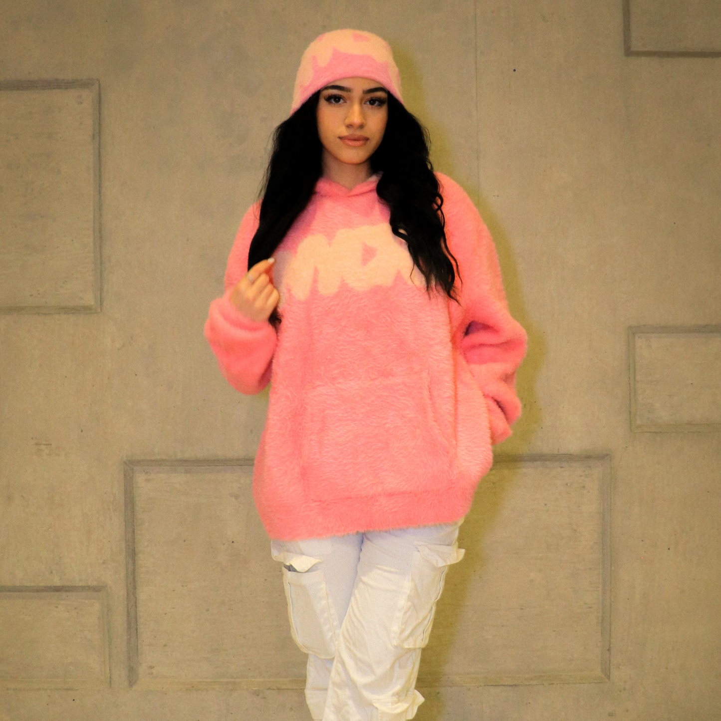 Mohair "Cotton Candy" Hoodie